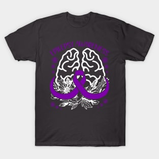 Epilepsy Awareness Epilepsy Awareness Ribbon T-Shirt